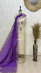 Royale Crush Tissue Unstitched Suits