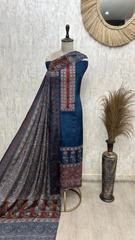 Elegant Luxury Crepe Unstitched Suits