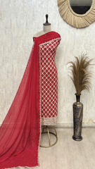 Regal Chinnon Embroidered Unstitched Suit