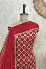 Regal Chinnon Embroidered Unstitched Suit