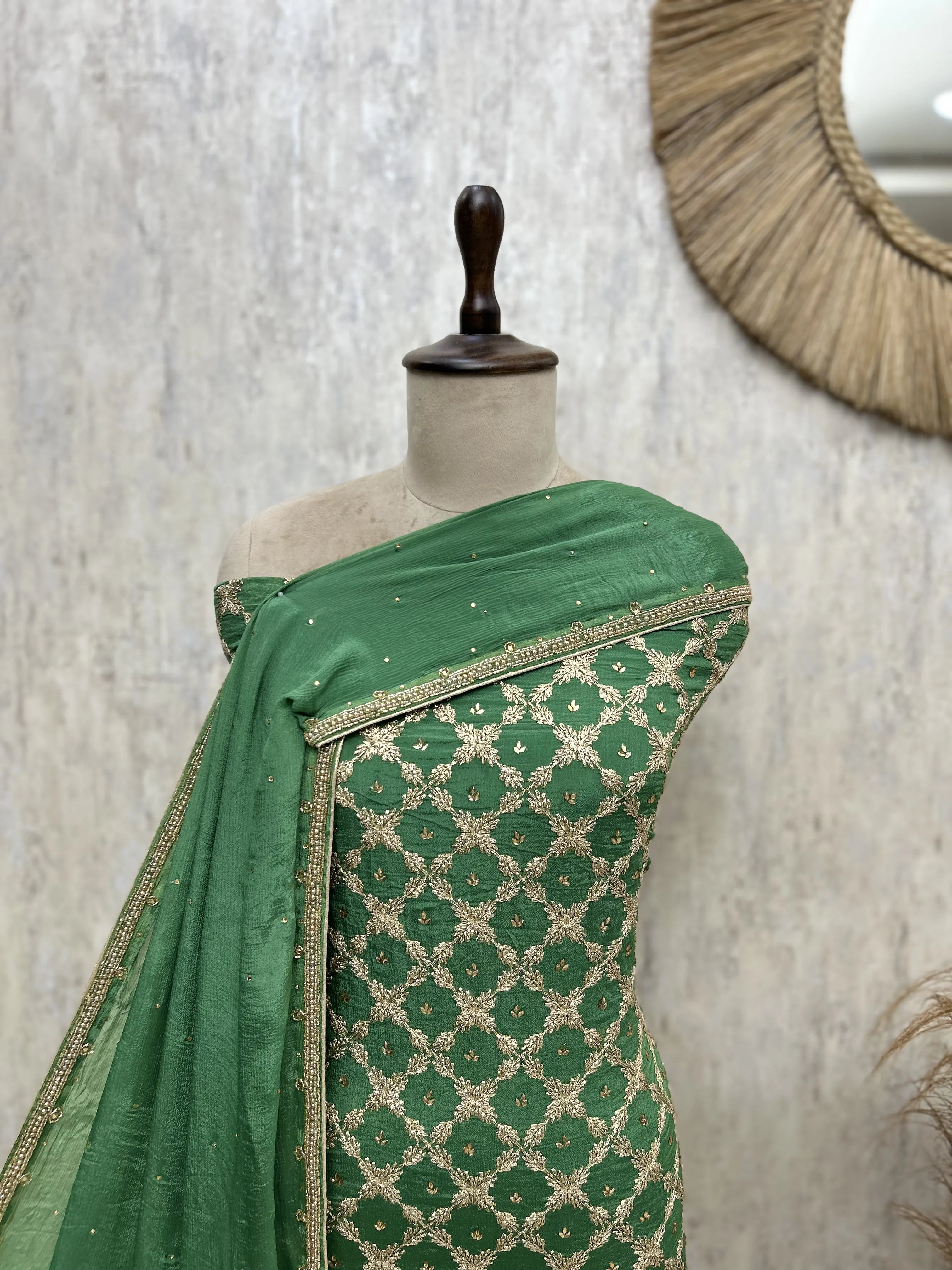Regal Chinnon Embroidered Unstitched Suit