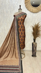 Earthy Bloom Maheshwari Unstitched Suit