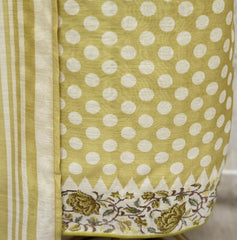 Elegant Woven Maheshwari Unstitched Cotton Suit