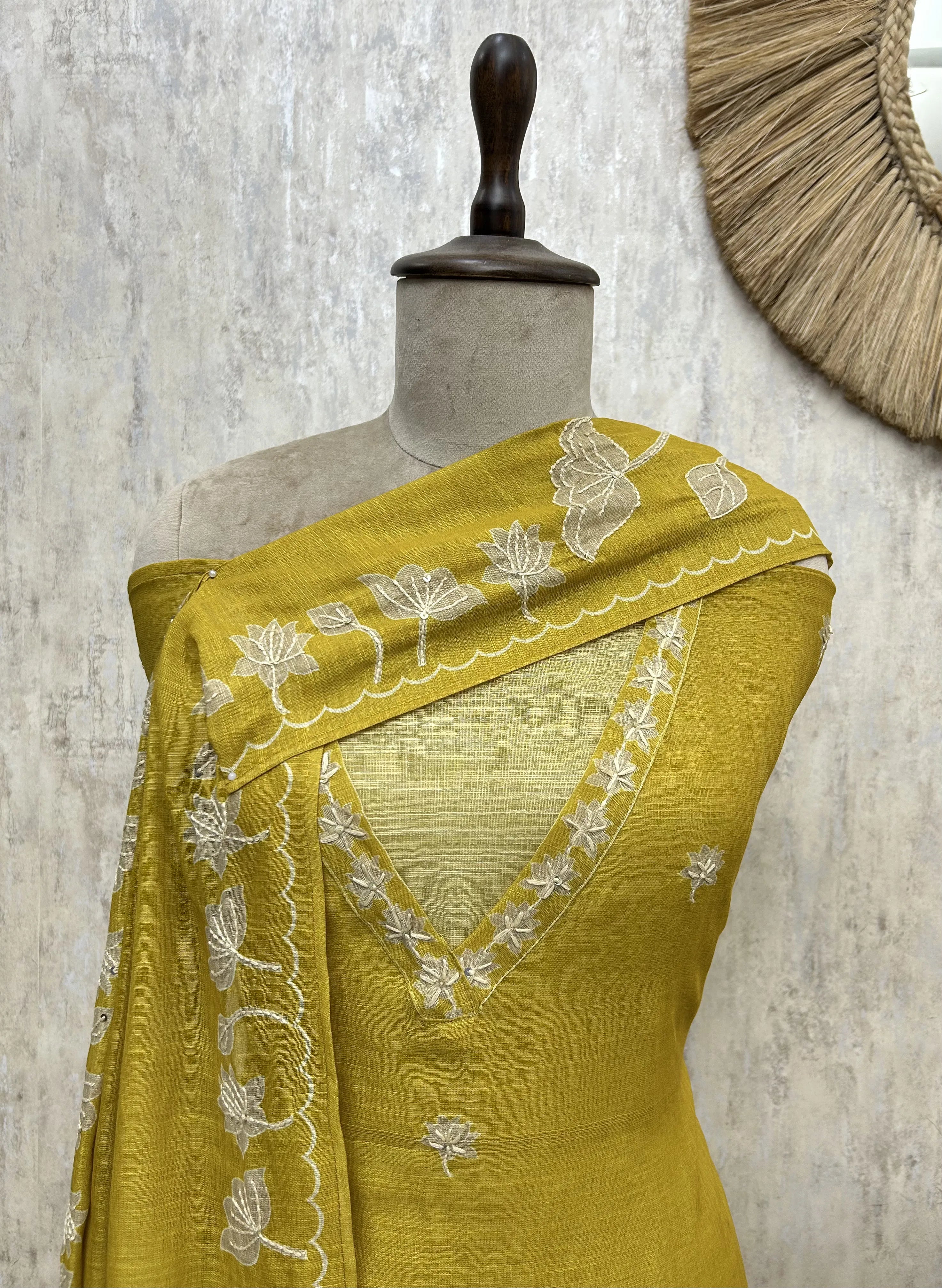 Elegant Linen Comfort Unstitched Suit