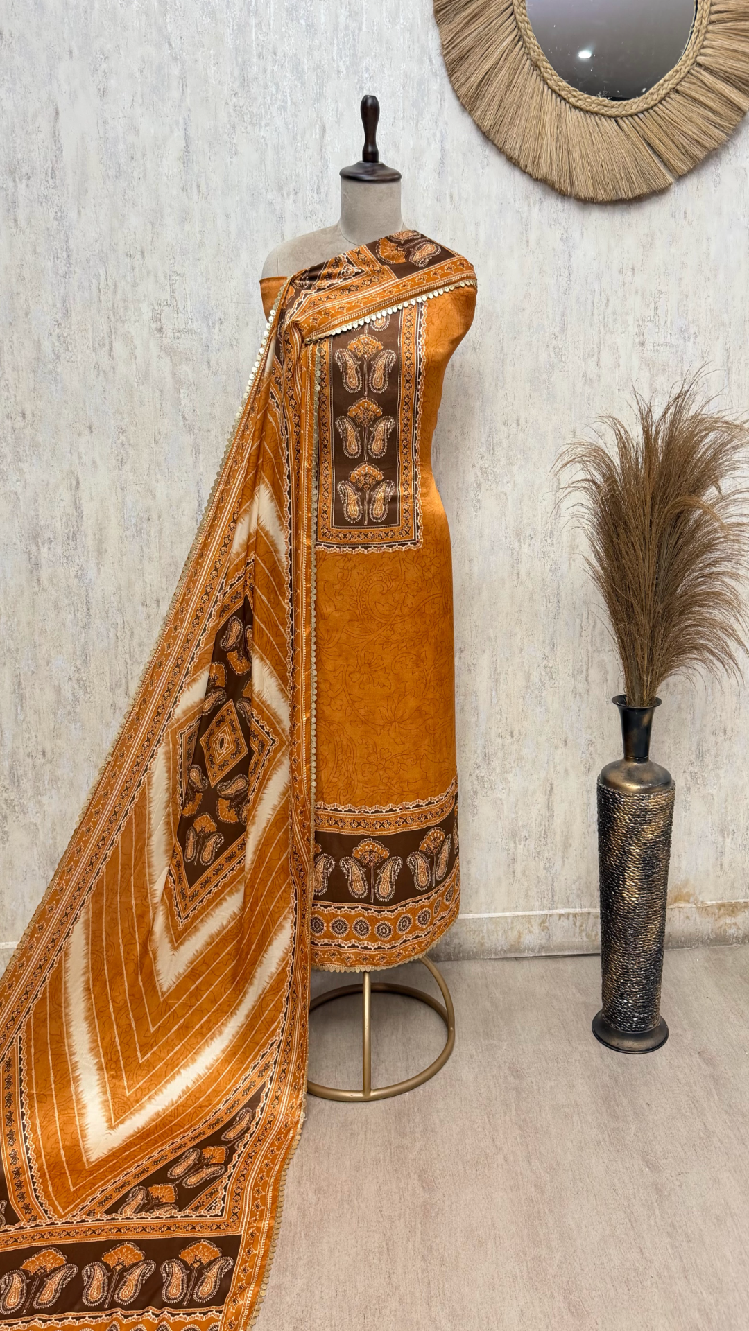Amber Heirloom Gajji Silk Unstitched Suits