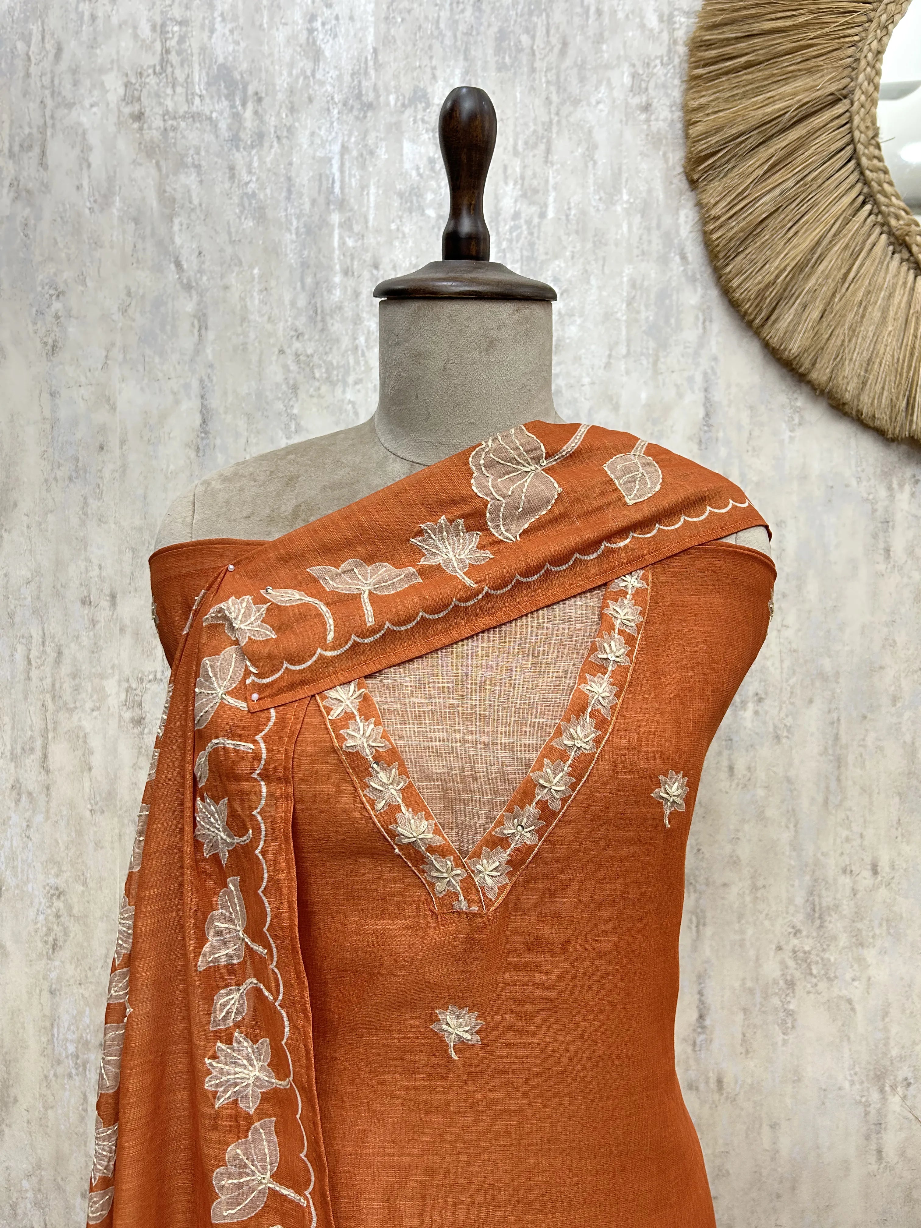 Elegant Linen Comfort Unstitched Suit