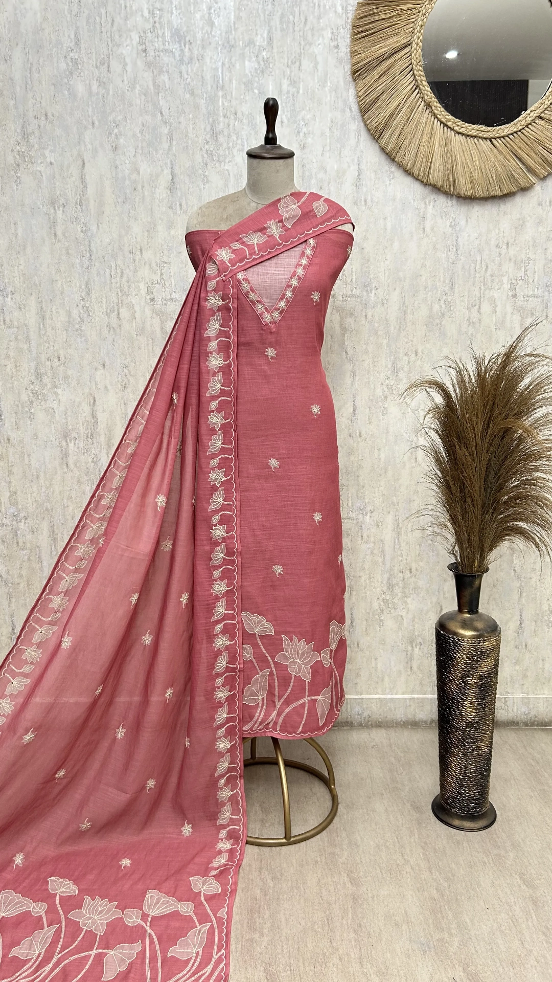 Elegant Linen Comfort Unstitched Suit