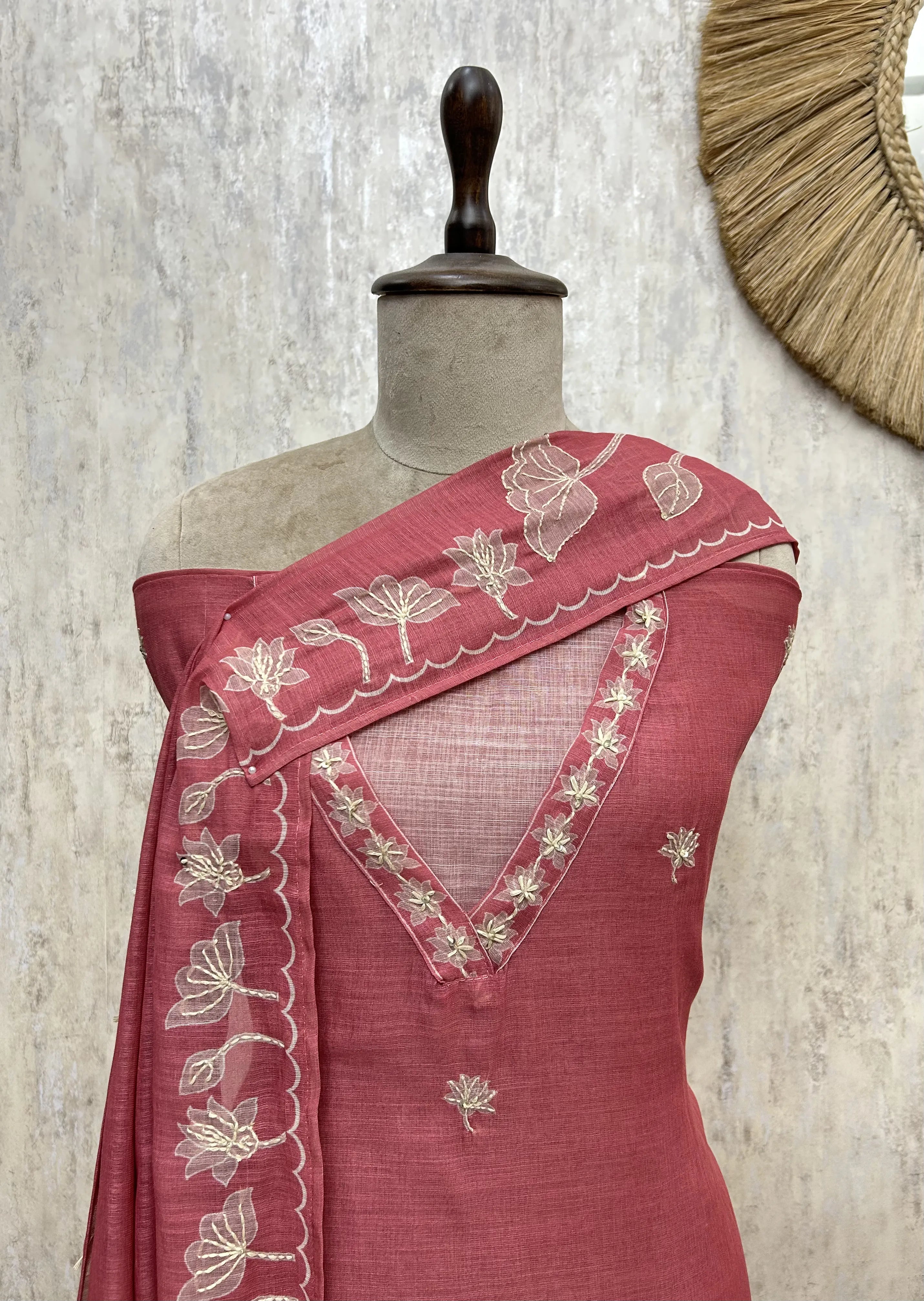 Elegant Linen Comfort Unstitched Suit