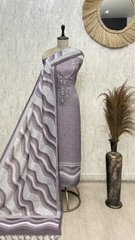 Classic Style Linen Unstitched Suit