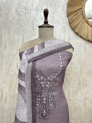 Classic Style Linen Unstitched Suit