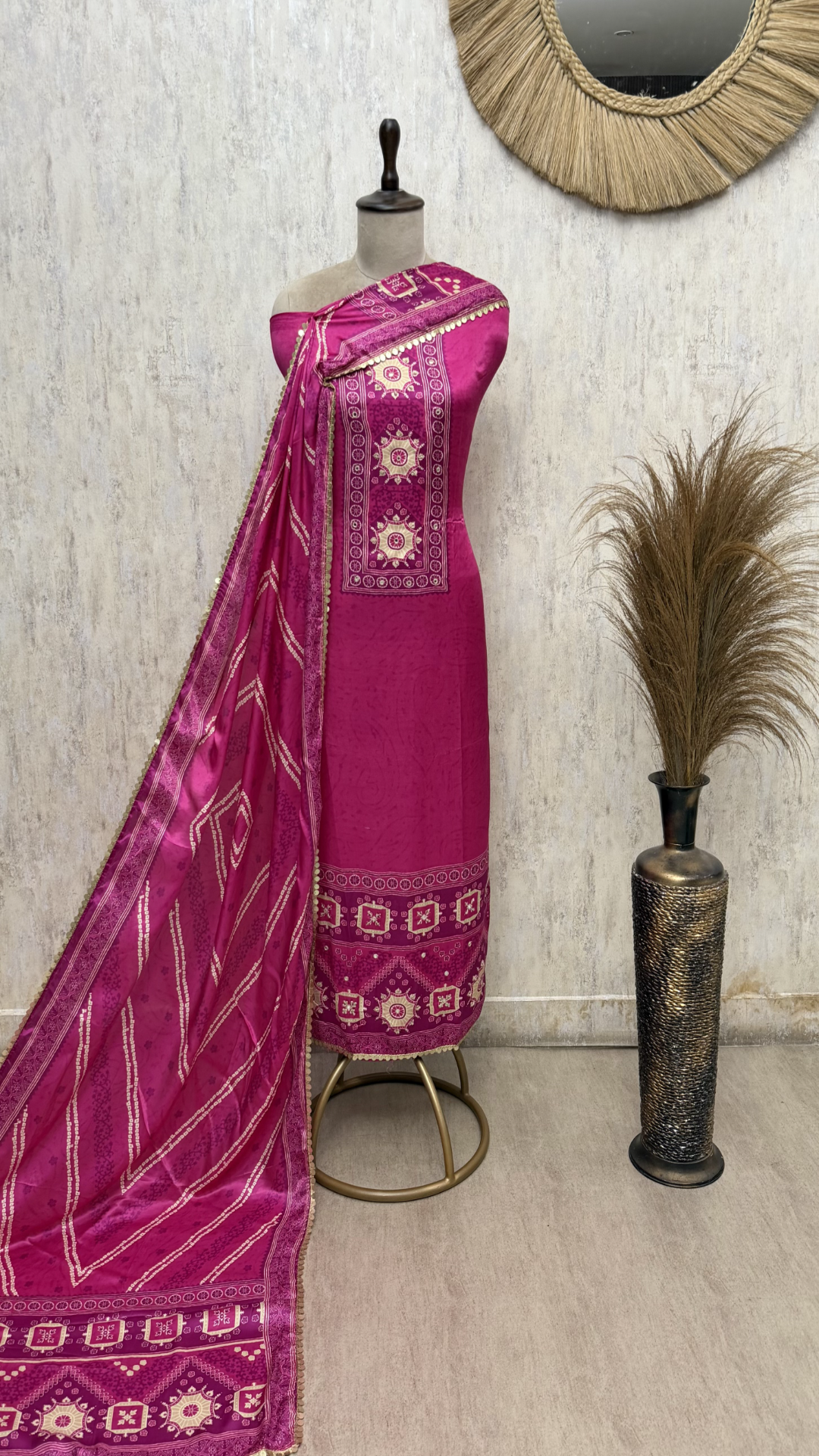 Gajji Silk Unstitched Suits