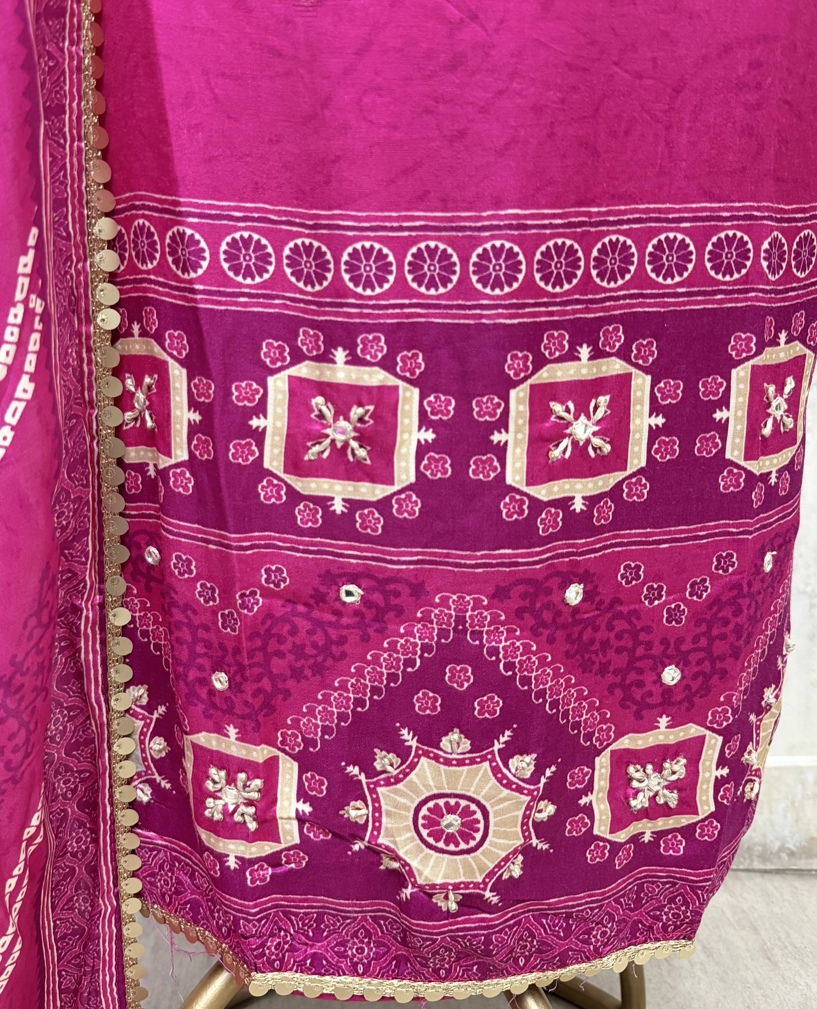Gajji Silk Unstitched Suits
