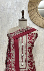 Elegant Ensemble Cotton Unstitched Suit