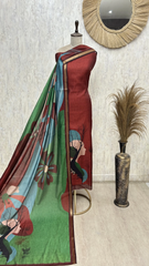 Classic Maheshwari Grace Unstitched Suit