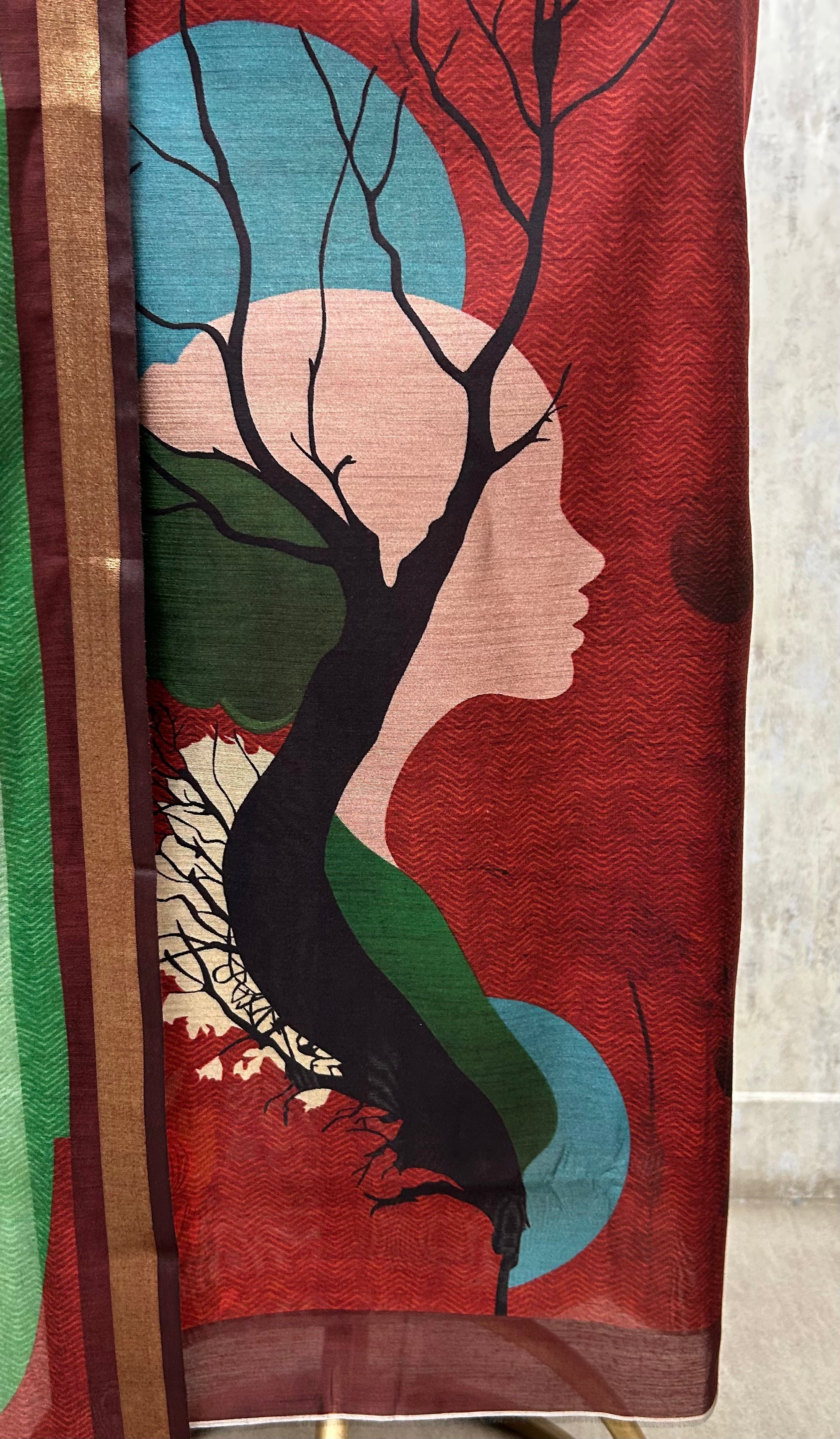 Classic Maheshwari Grace Unstitched Suit