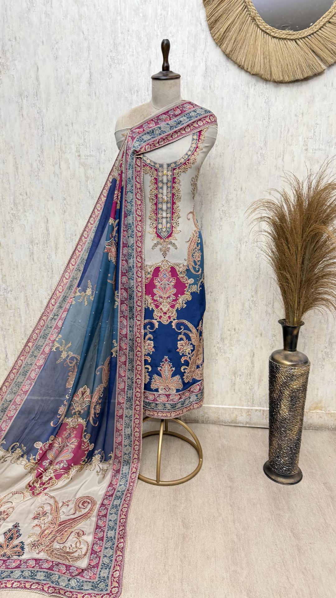 Enigmatic Crepe Unstitched Suits