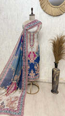 Enigmatic Crepe Unstitched Suits