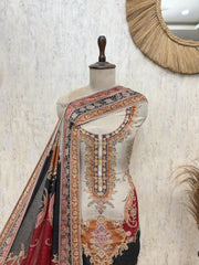 Enigmatic Crepe Unstitched Suits