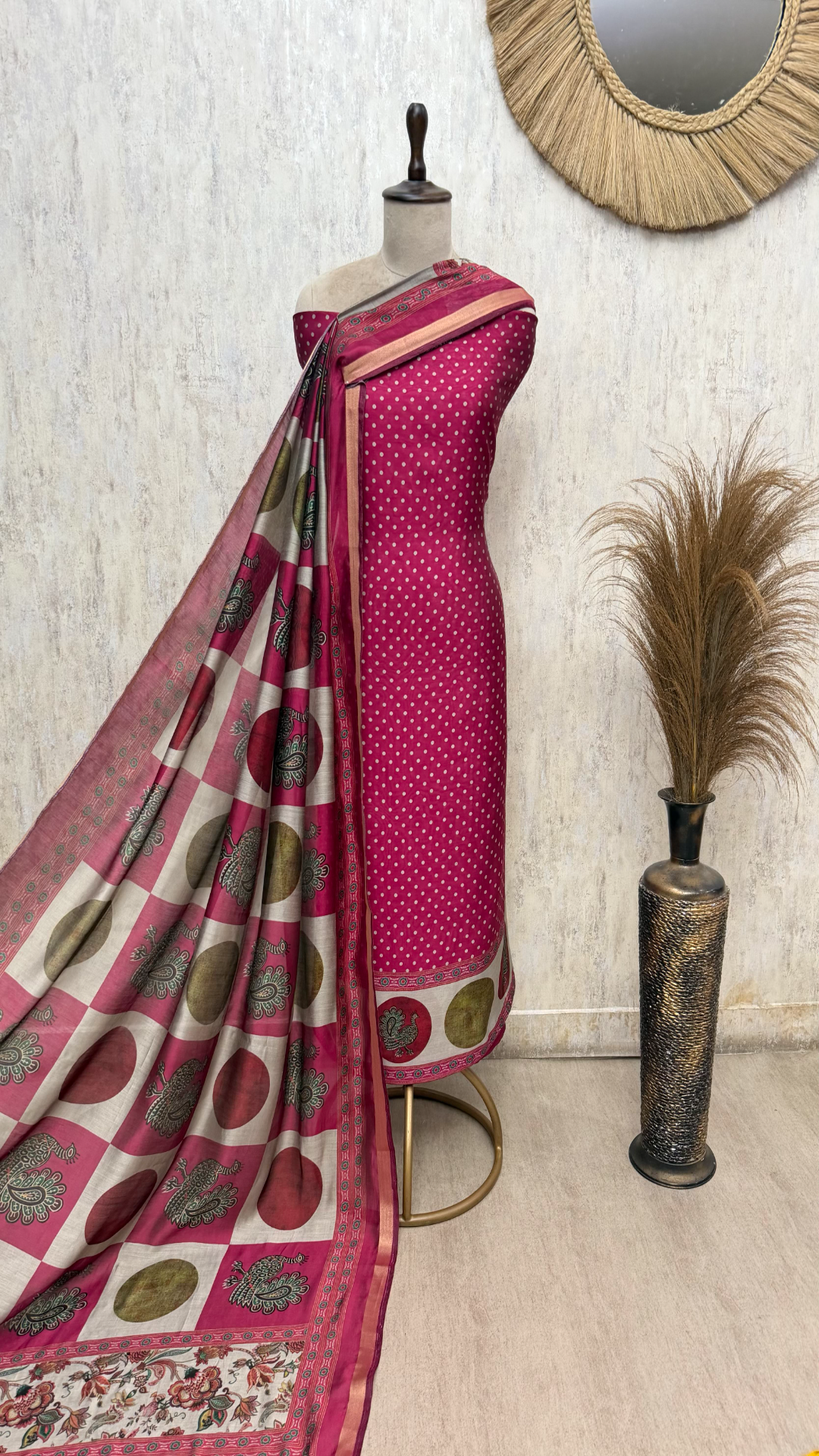Seraphic Maheshwari Unstitched Suits