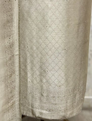 Elegant  Giraffe Tissue Unstitched Suit Ensemble