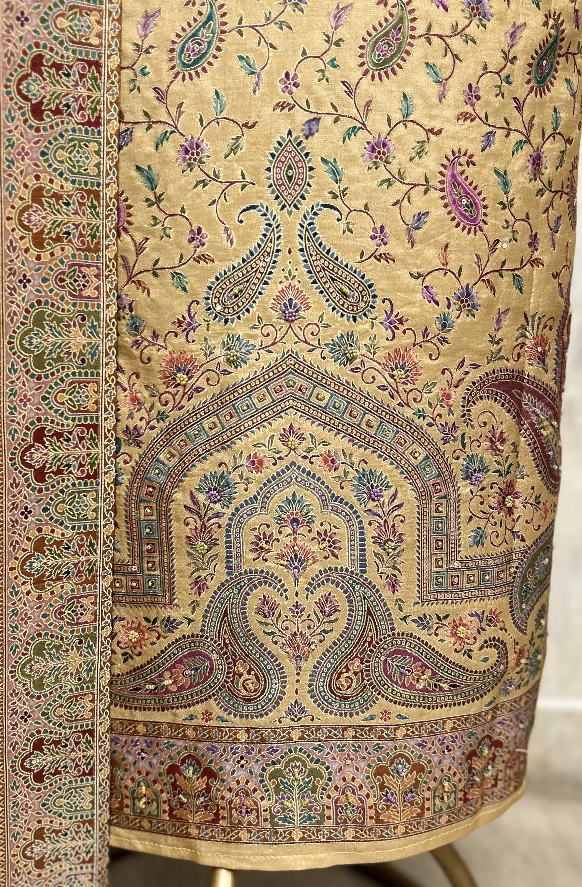 Premium Traditional Banarasi Silk Unstitched Suit
