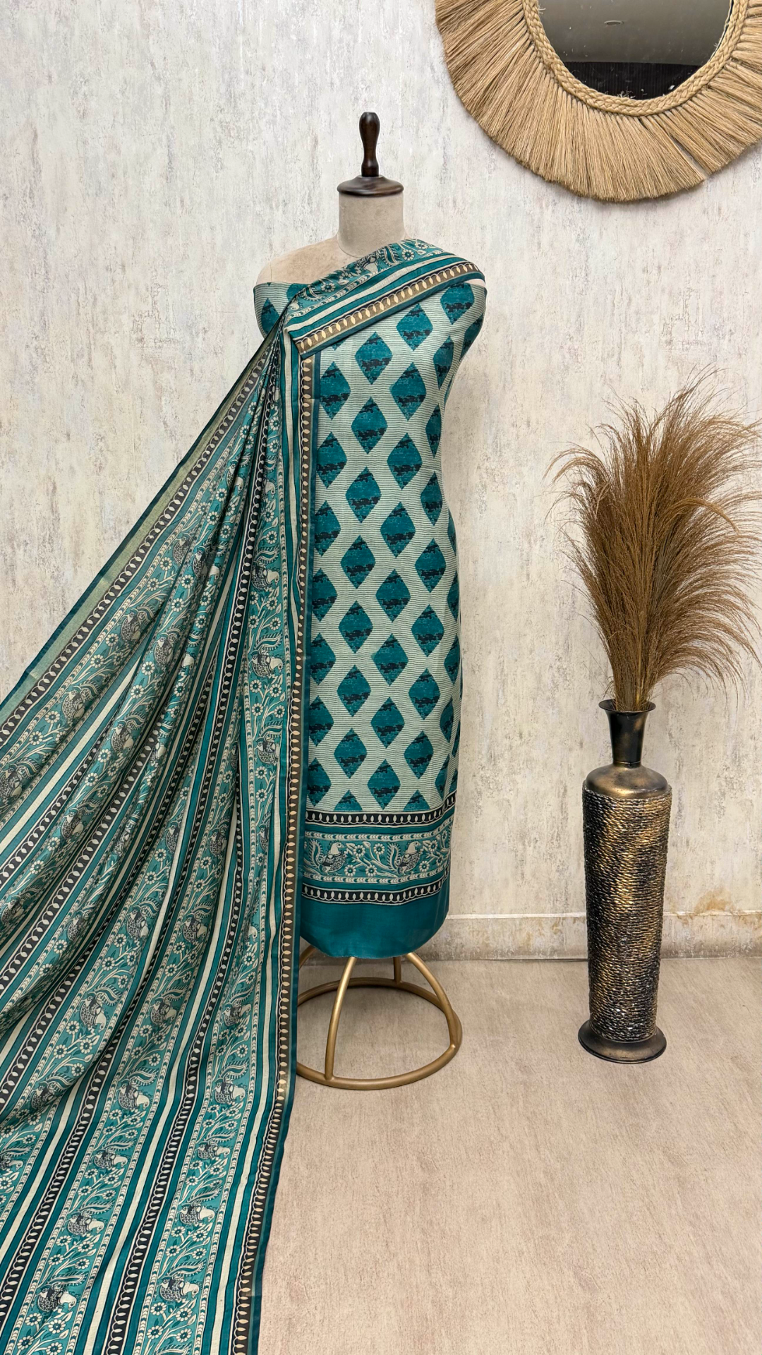 Enchanting Legacy Maheshwari Unstitched Suits