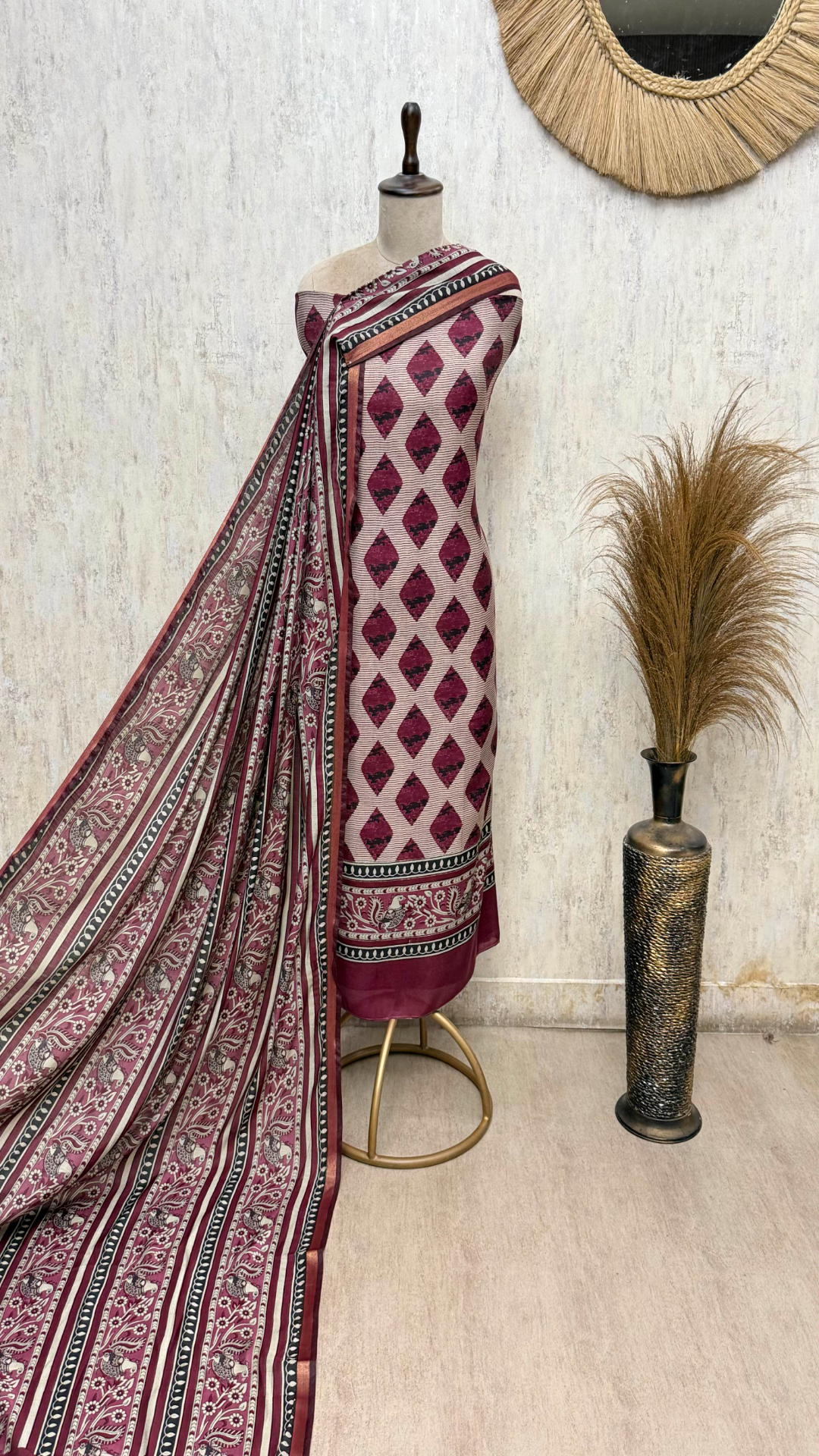 Enchanting Legacy Maheshwari Unstitched Suits