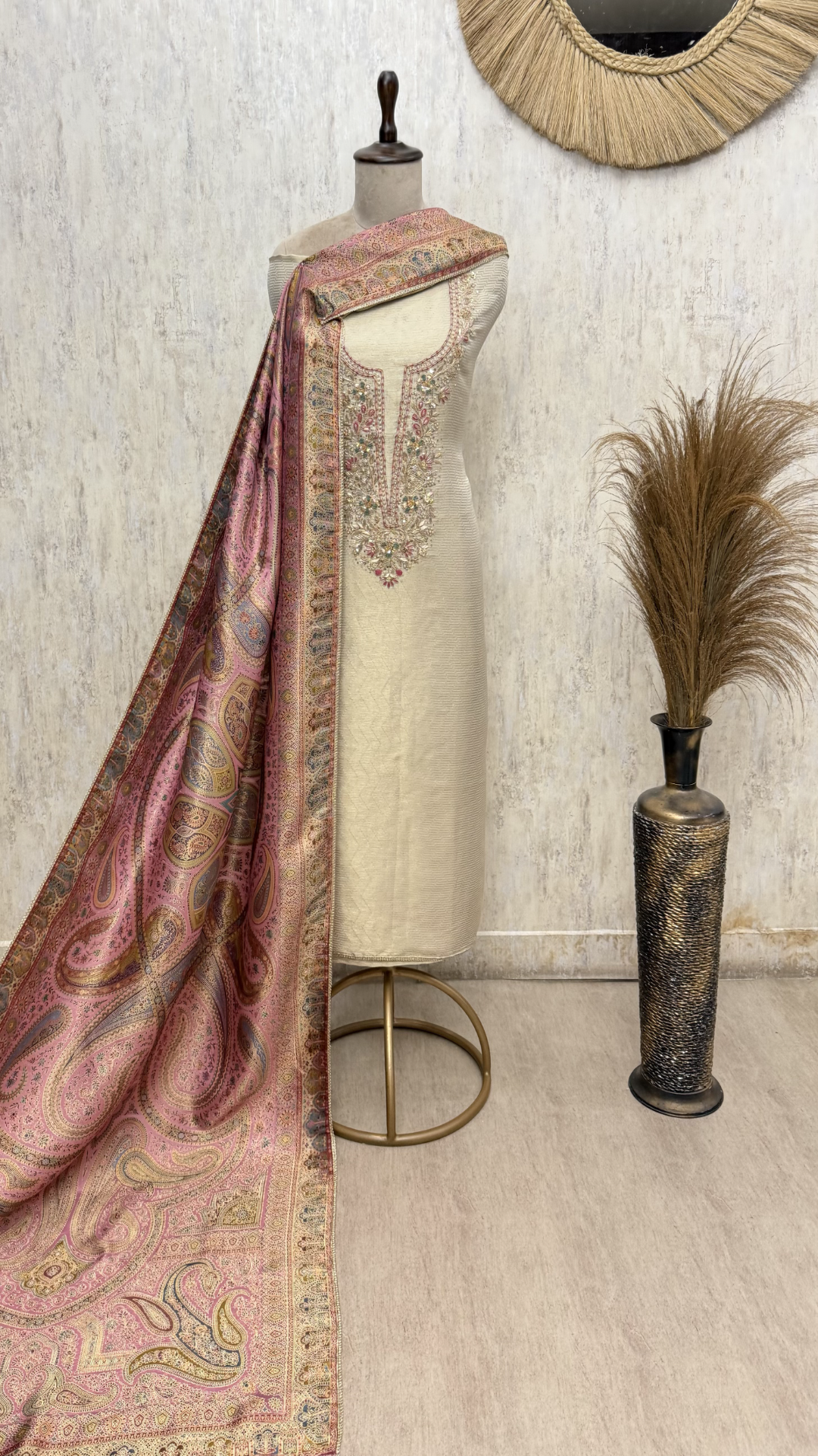 Premium Tissue Unstitched Suits
