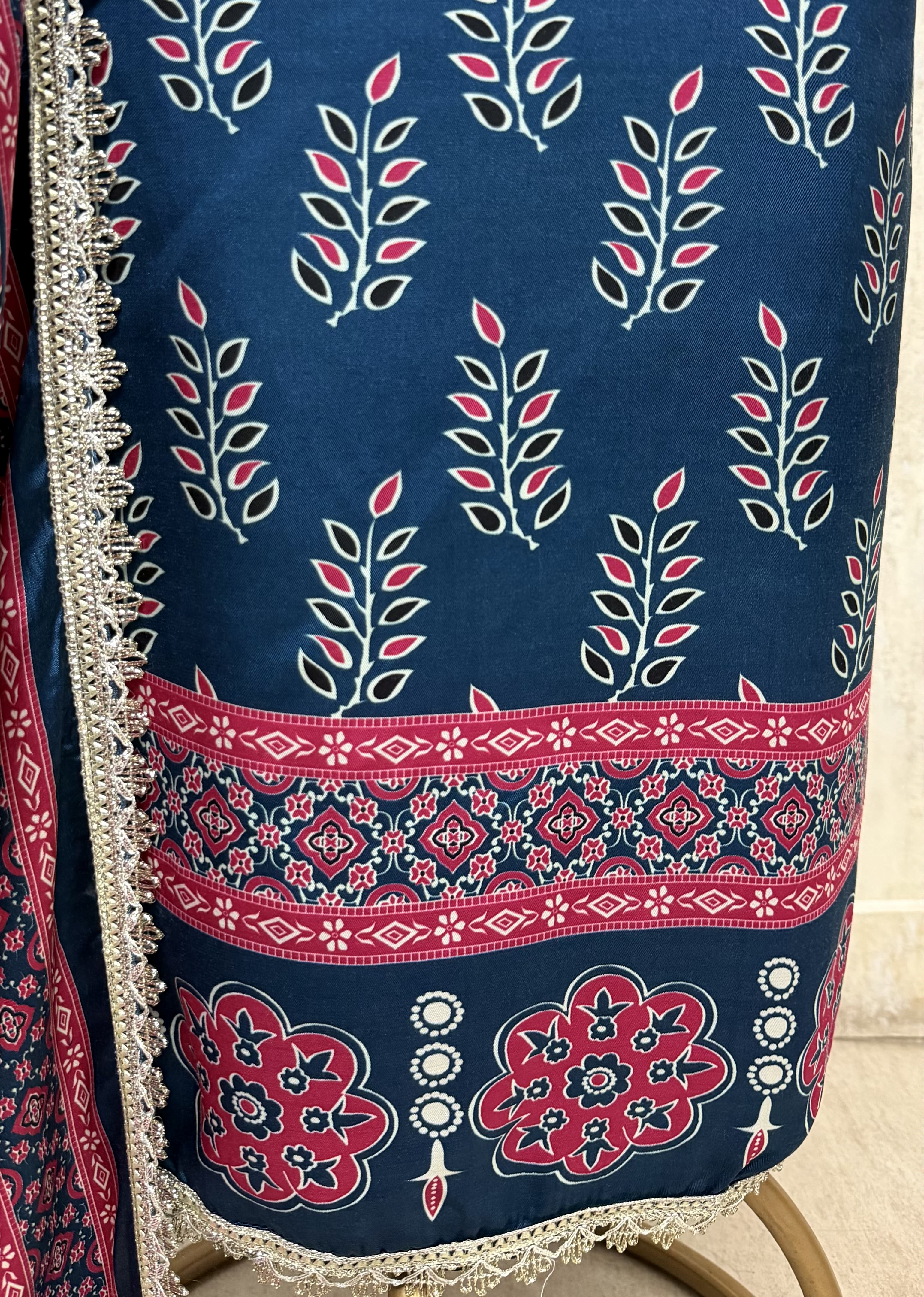 Subtle Elegance Gajji Silk Unstitched Suits