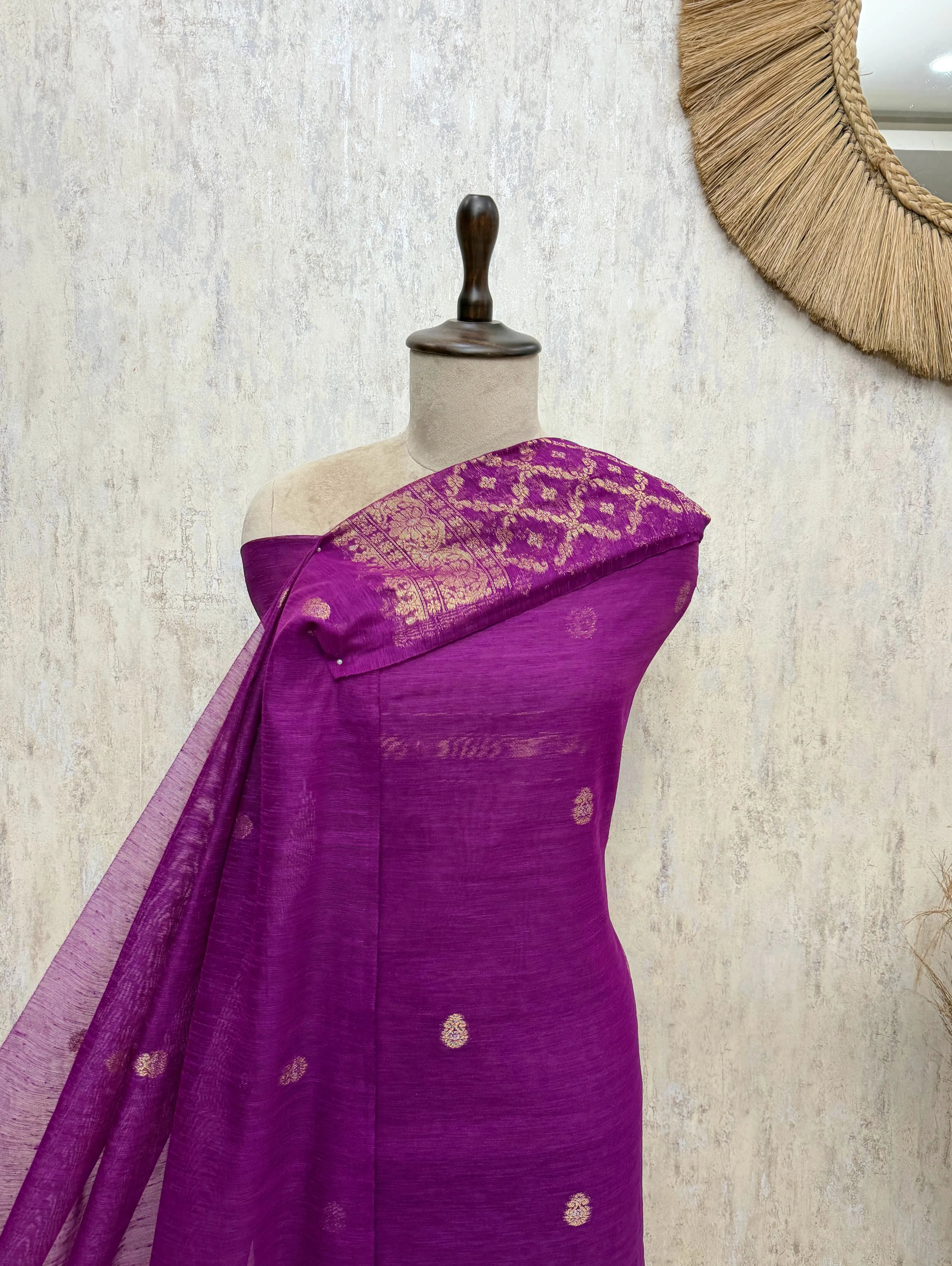 Elegance of Banarasi Chanderi Unstitched Suits