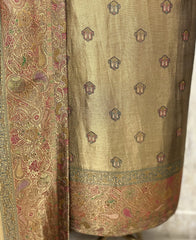 Magnificent Katan Silk Unstitched Suit