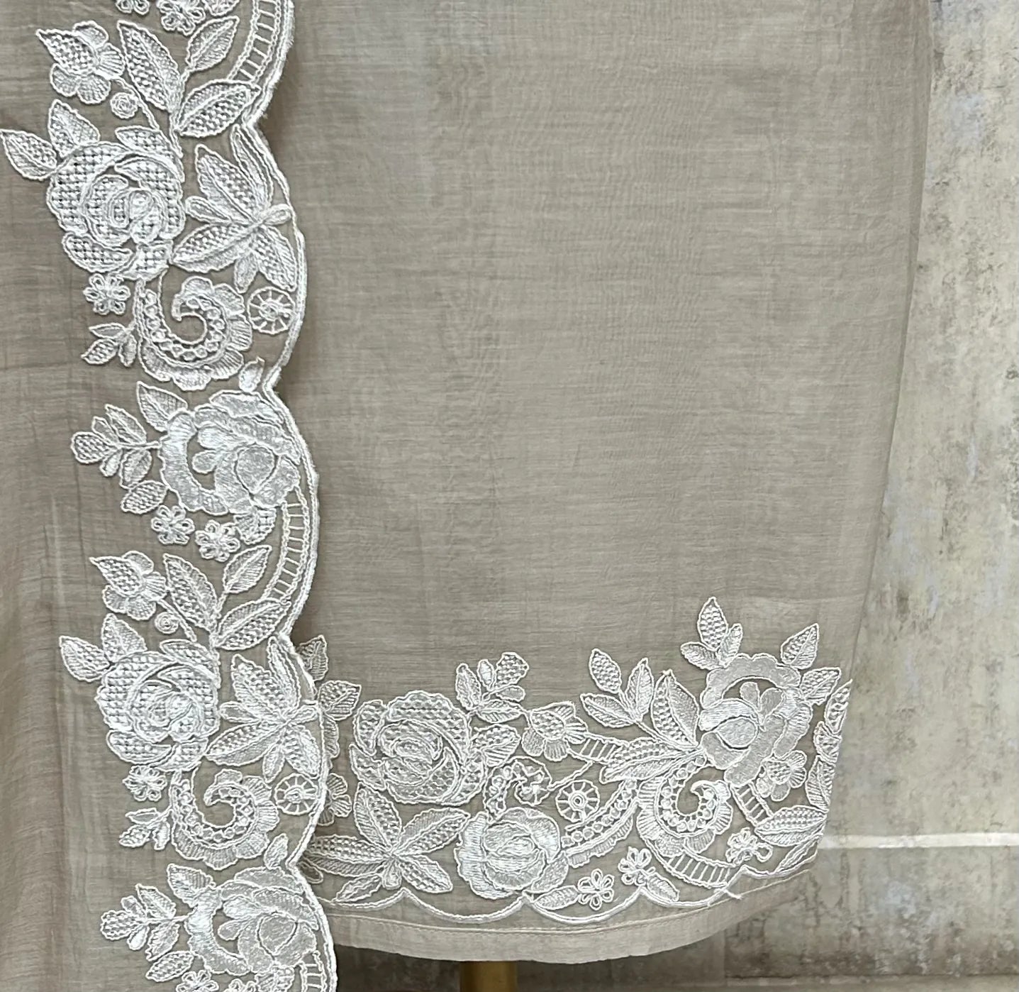 Blush Floral Elegance Mul cotton Unstitched Suit