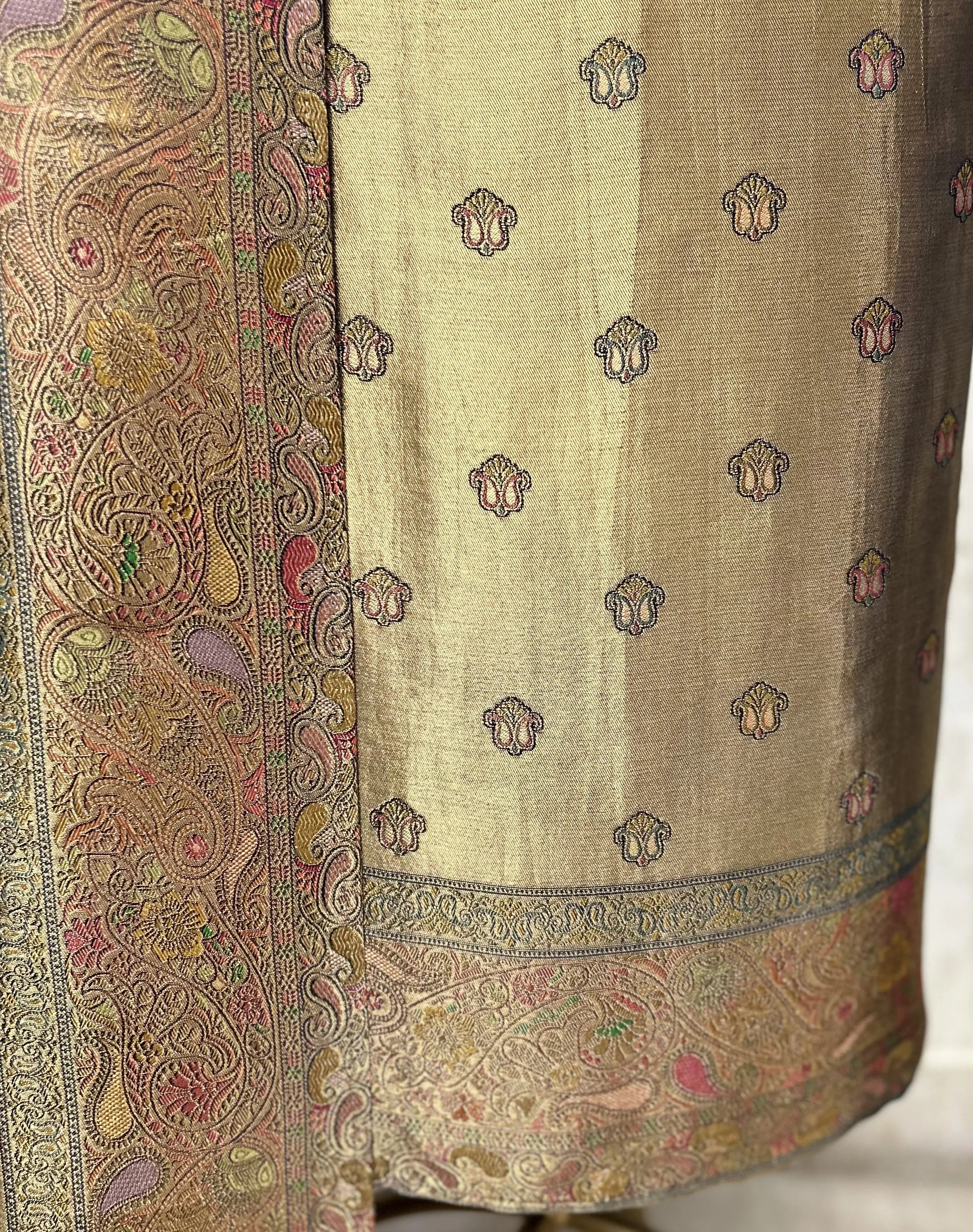 Magnificent Katan Silk Unstitched Suit