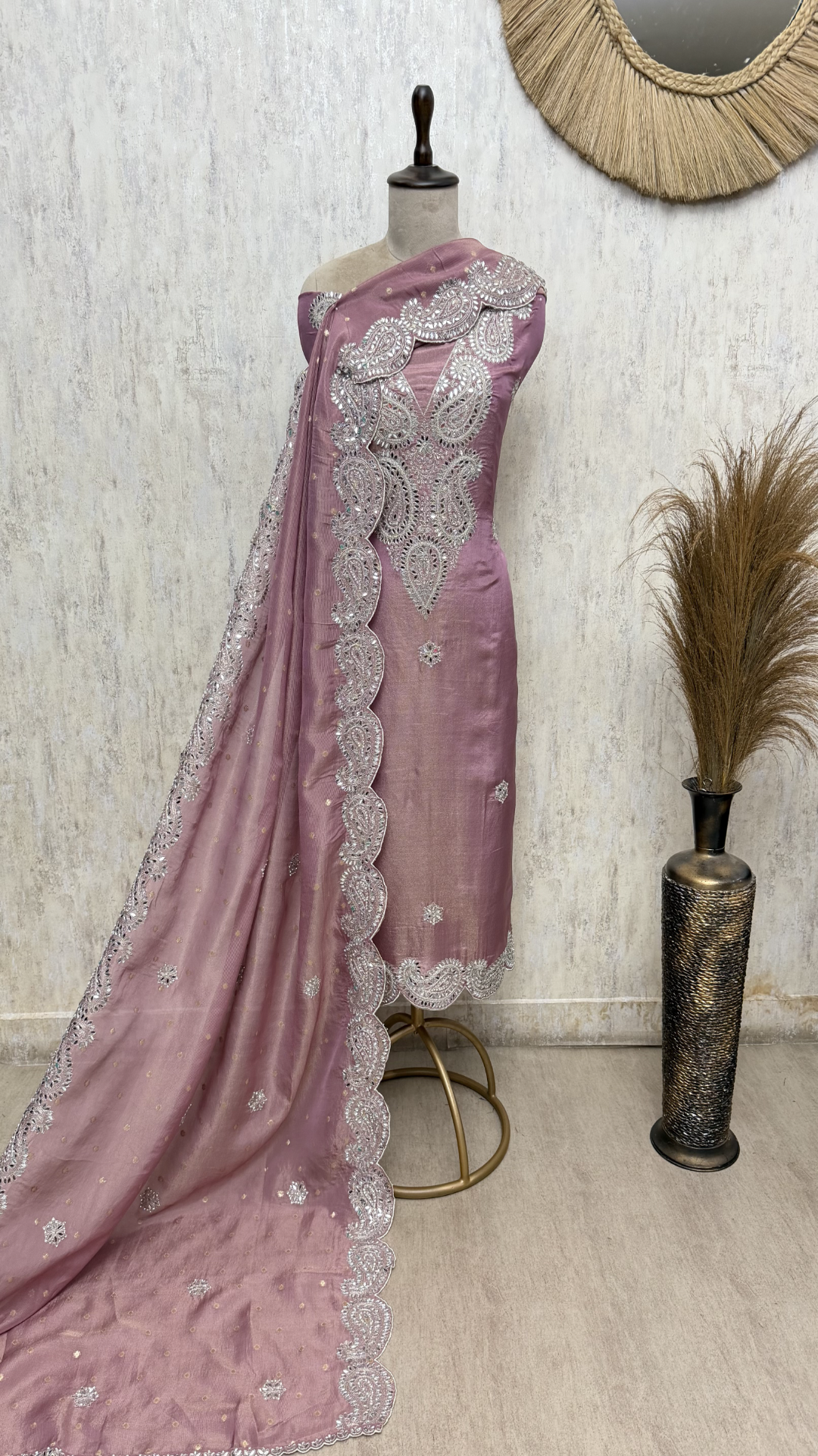 Paisley Tissue Unstitched Suits