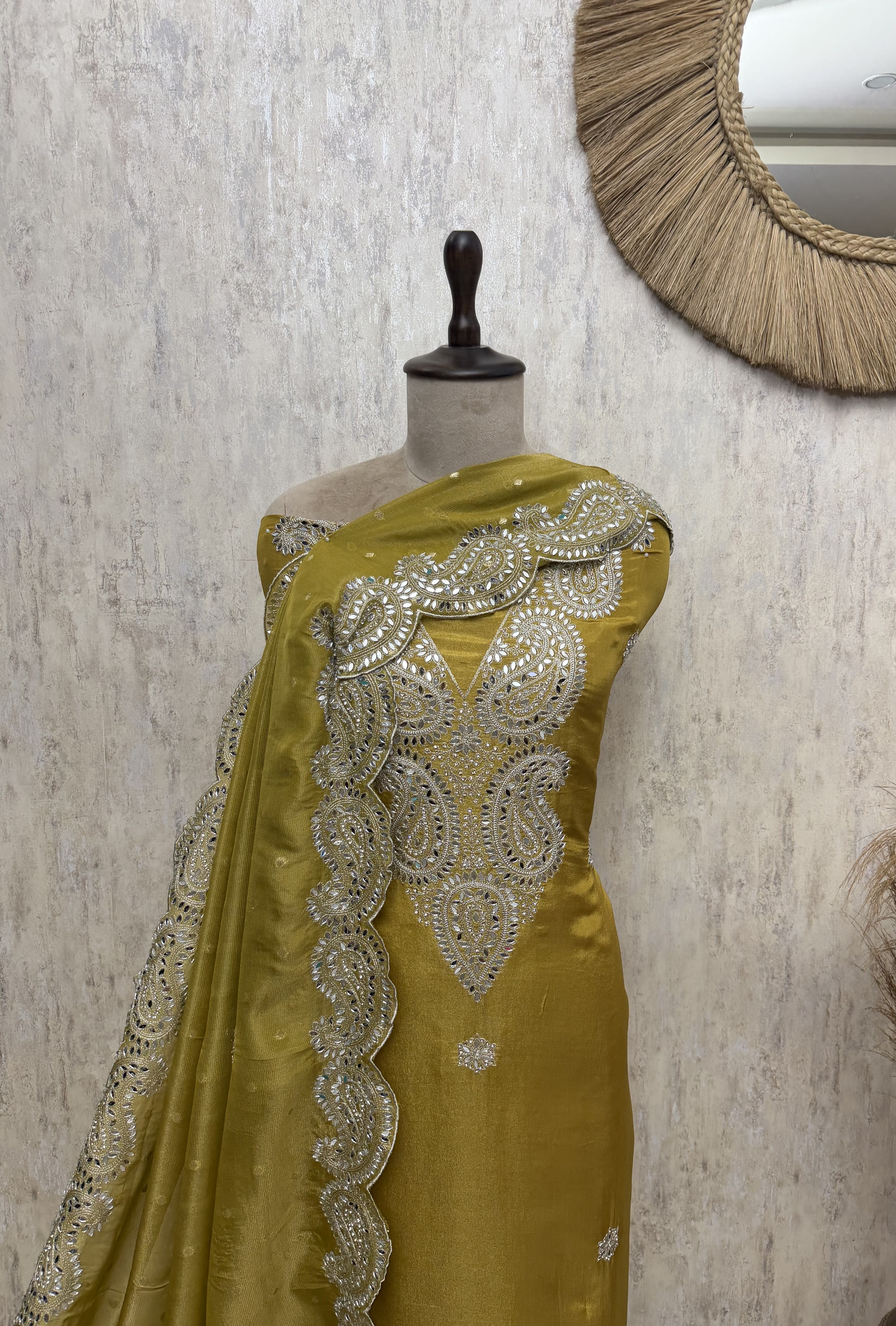 Paisley Tissue Unstitched Suits
