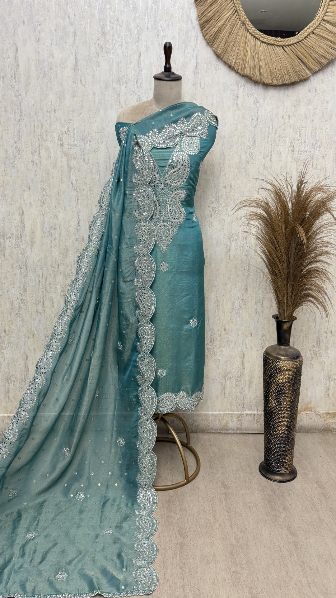 Paisley Tissue Unstitched Suits