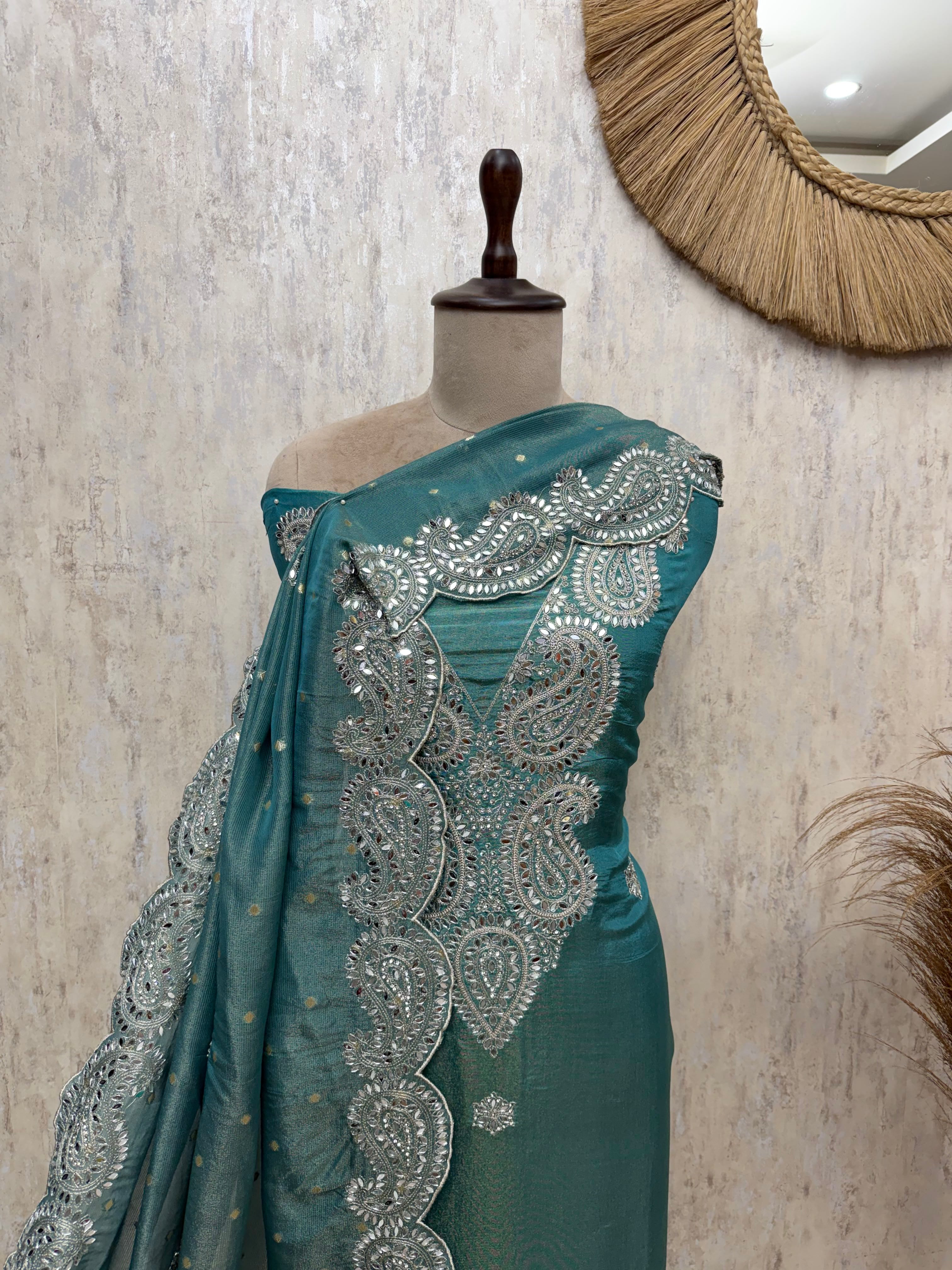 Paisley Tissue Unstitched Suits