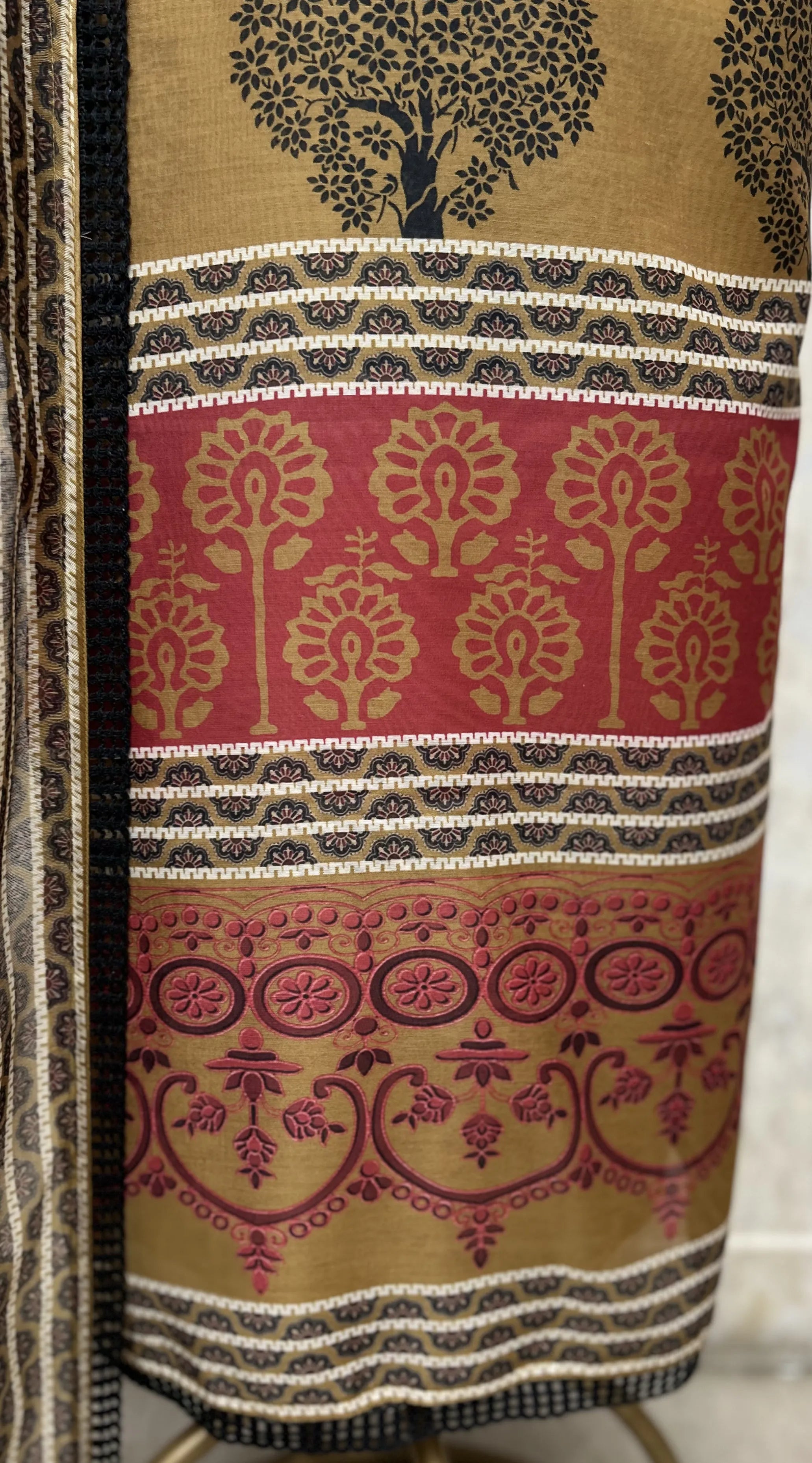 Contemporary Grace Maheshwari Unstitched Suit