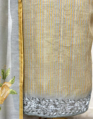 Floral Grace  Mul Chanderi Unstitched Suit