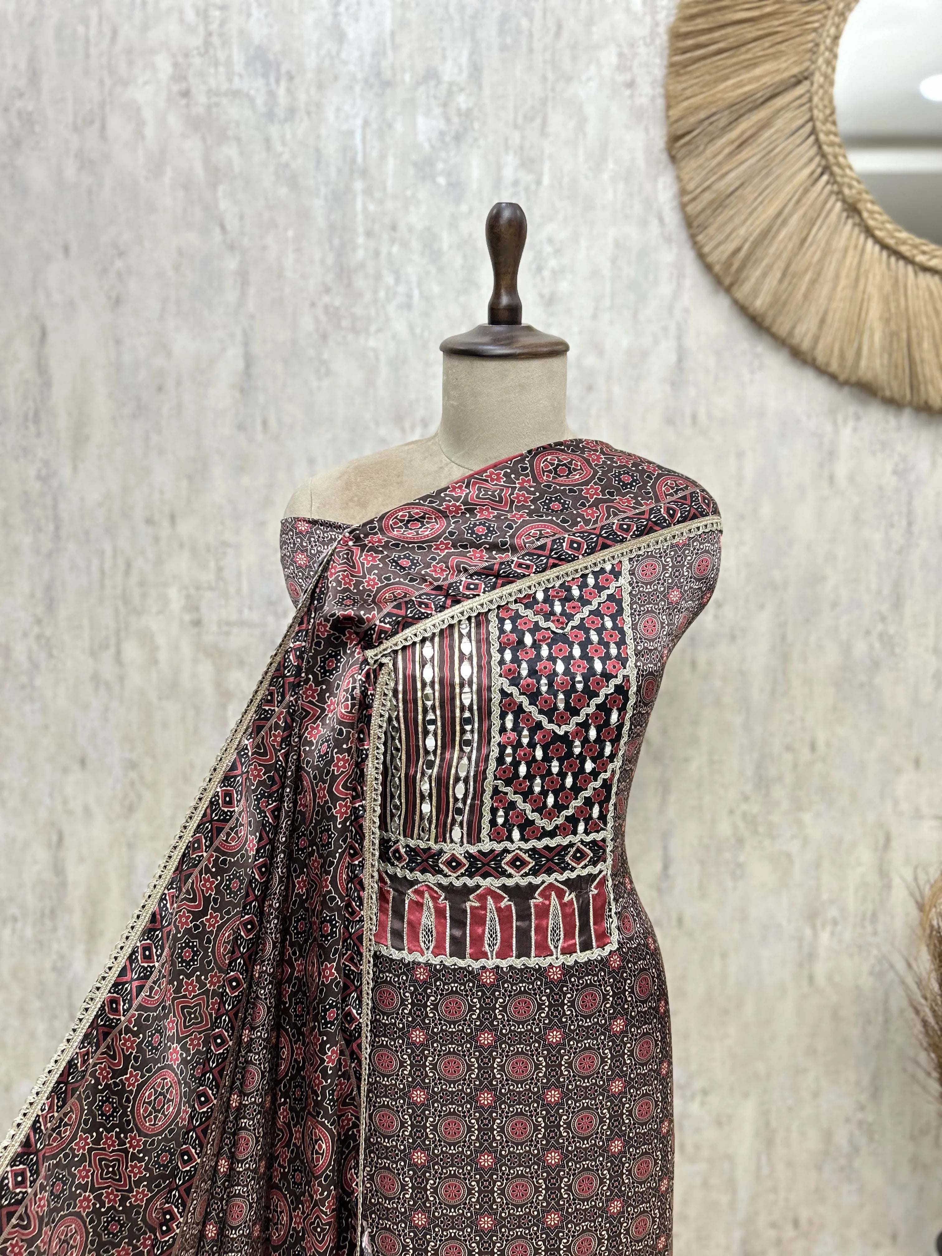 Gajji Silk Mehfil Unstitched Suits