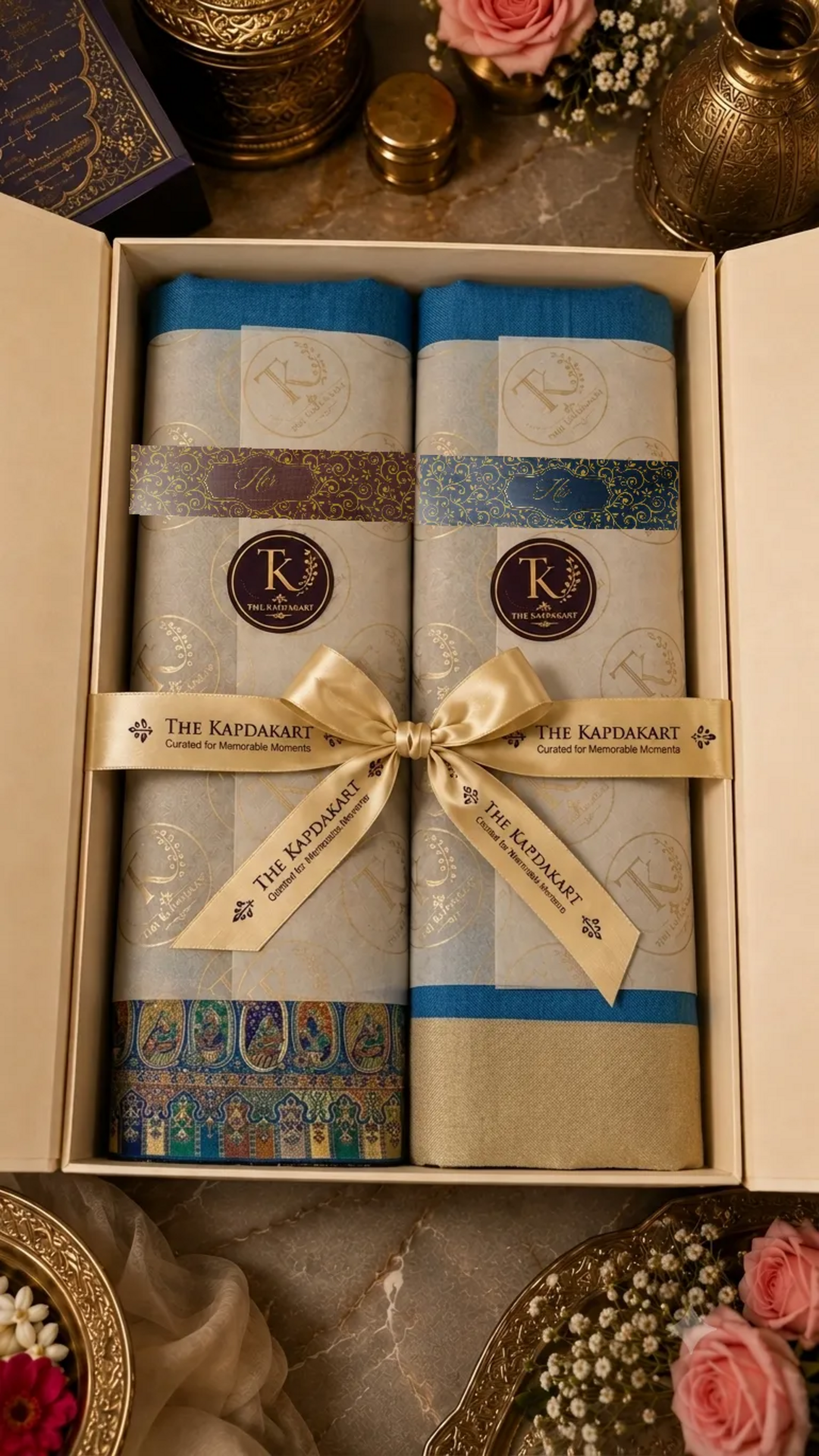 The Kapdakart His & Her Collection Of Modal and Semi Pashmina Stole with Premium Box Packaging