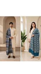 The Kapdakart His & Her Collection Of Semi Pashmina Stole with Premium Box Packaging
