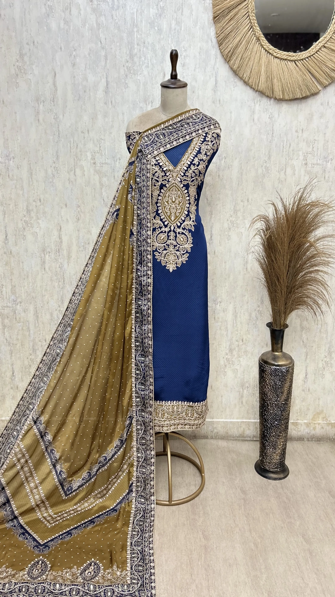 Timeless Charm Crepe Unstitched Suits