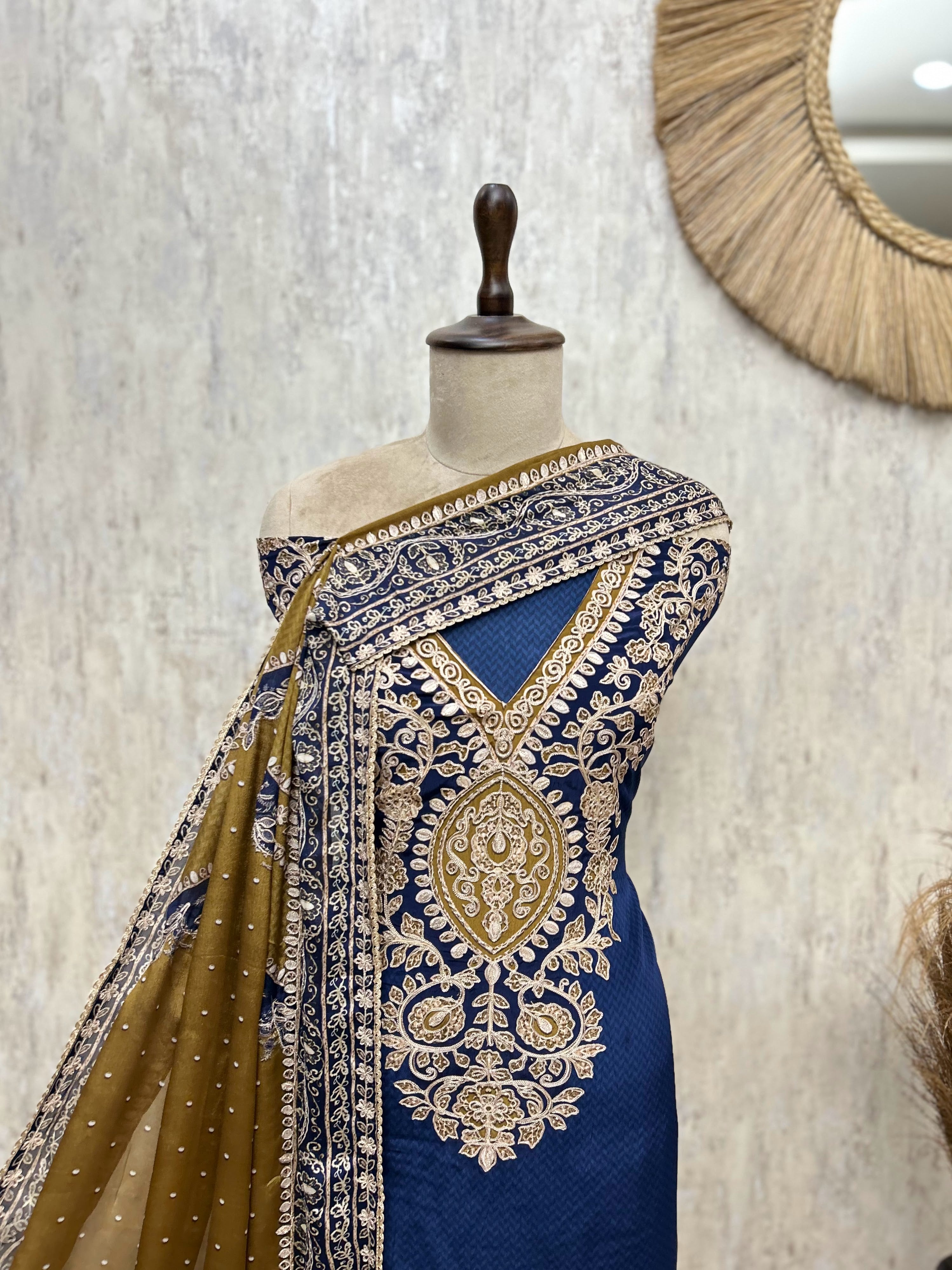 Timeless Charm Crepe Unstitched Suits