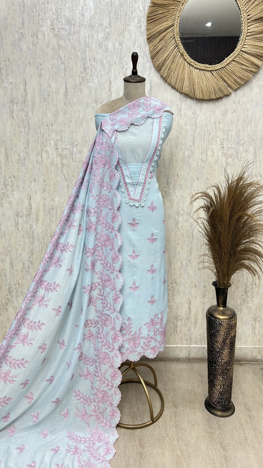 Soft Mul Cotton Set Unstitched Suit