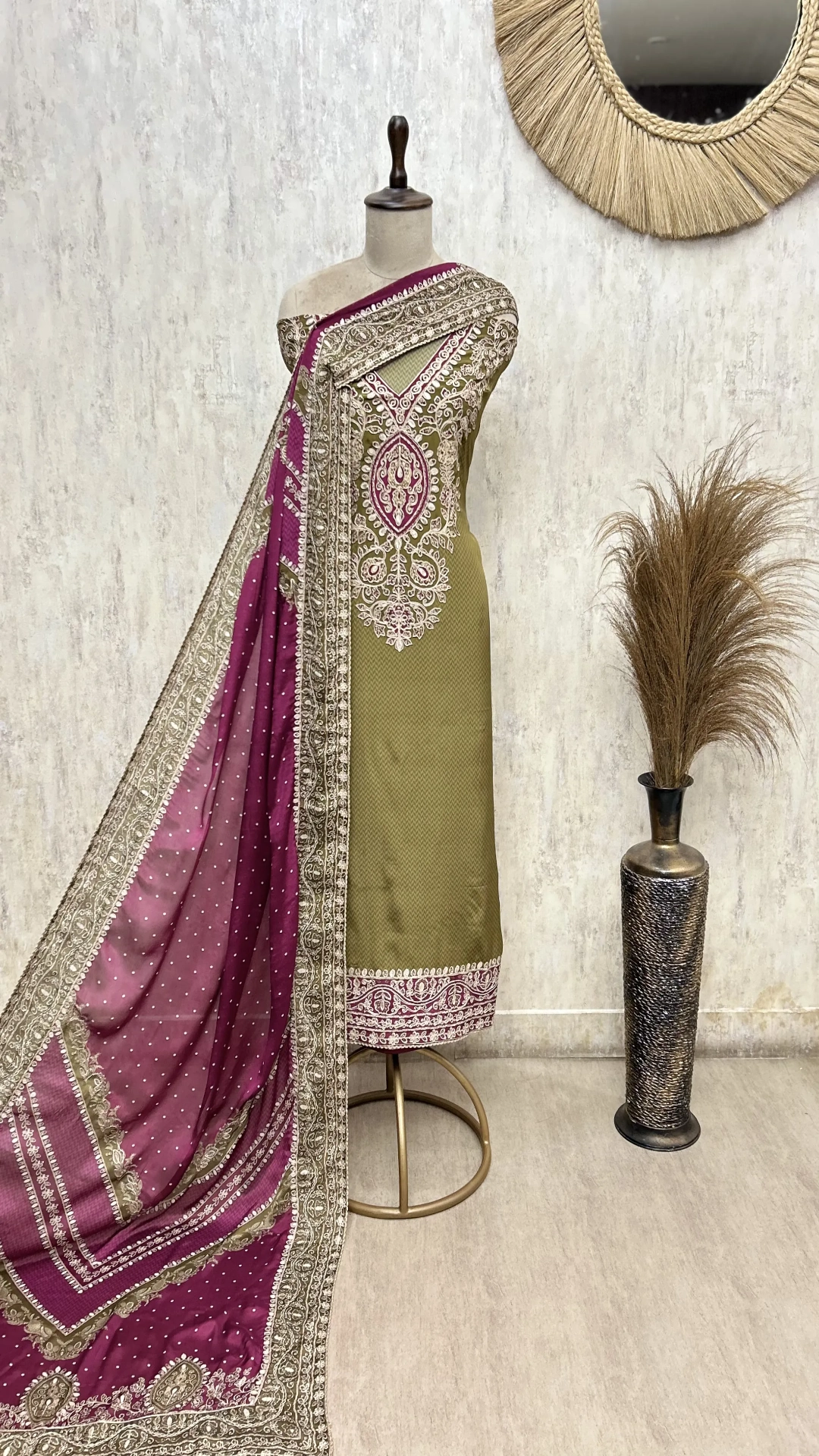 Timeless Charm Crepe Unstitched Suits