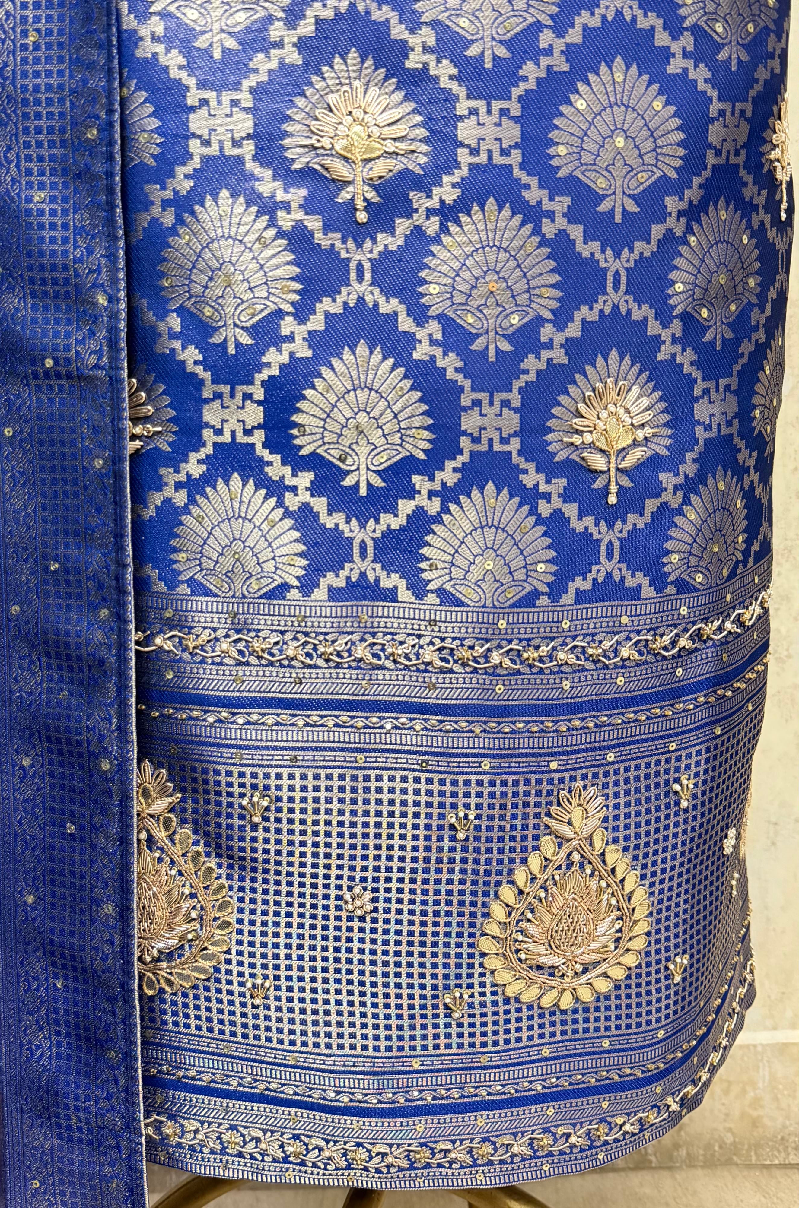 Resplendent Kanjivaram Silk Unstitched Suits