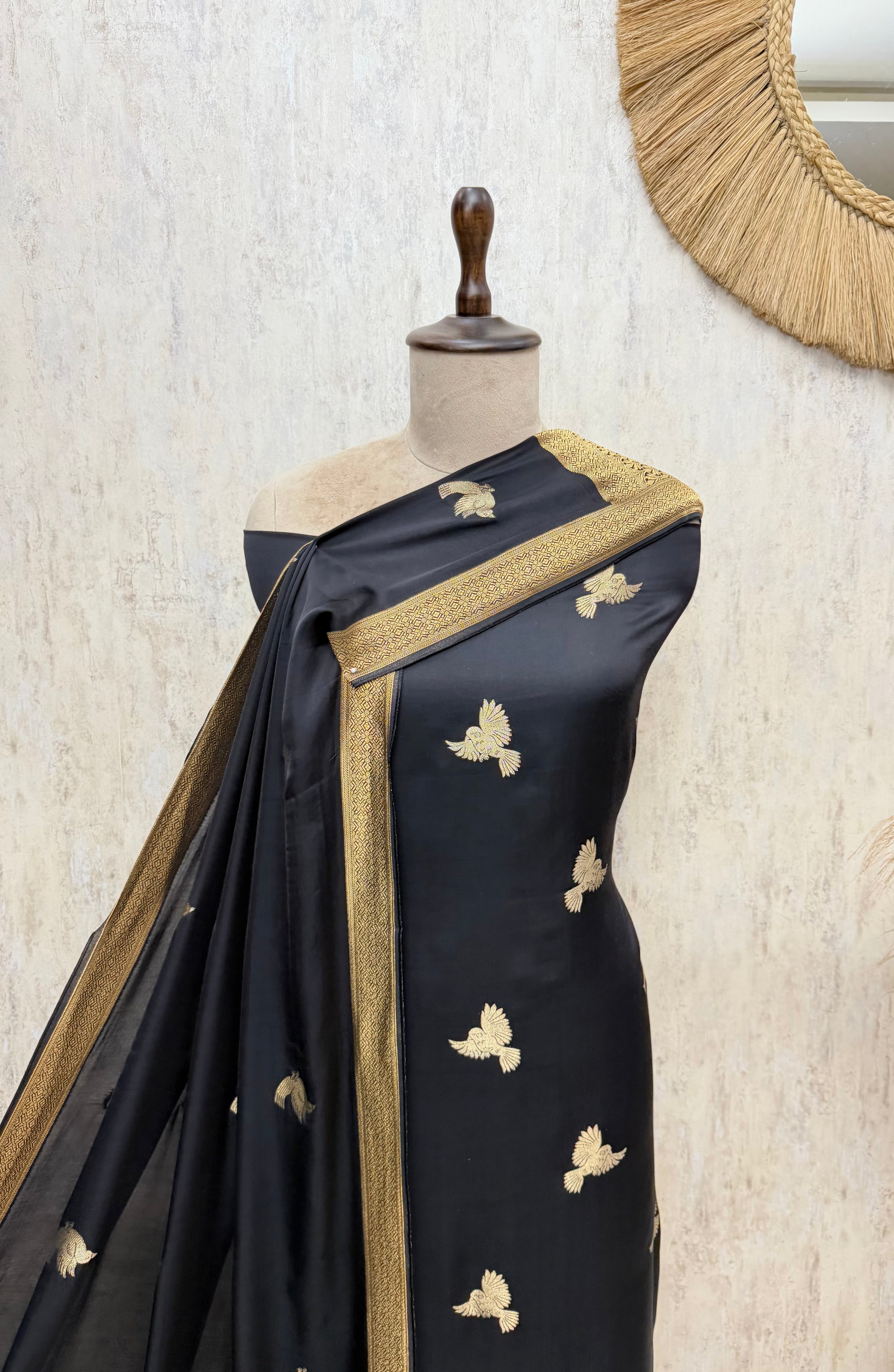 Lustrous Modal Silk Suit Unstitched Suits