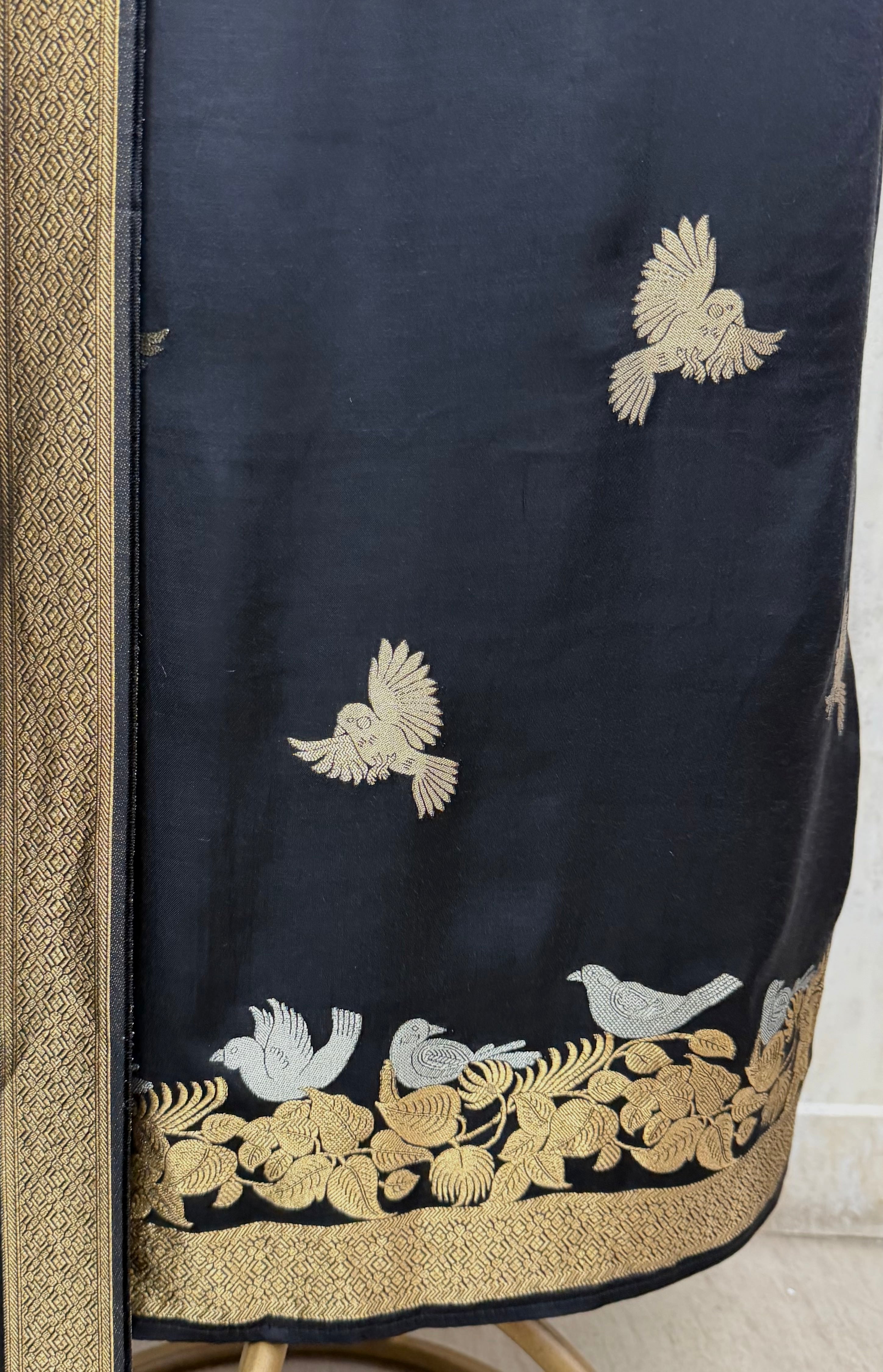 Lustrous Modal Silk Suit Unstitched Suits