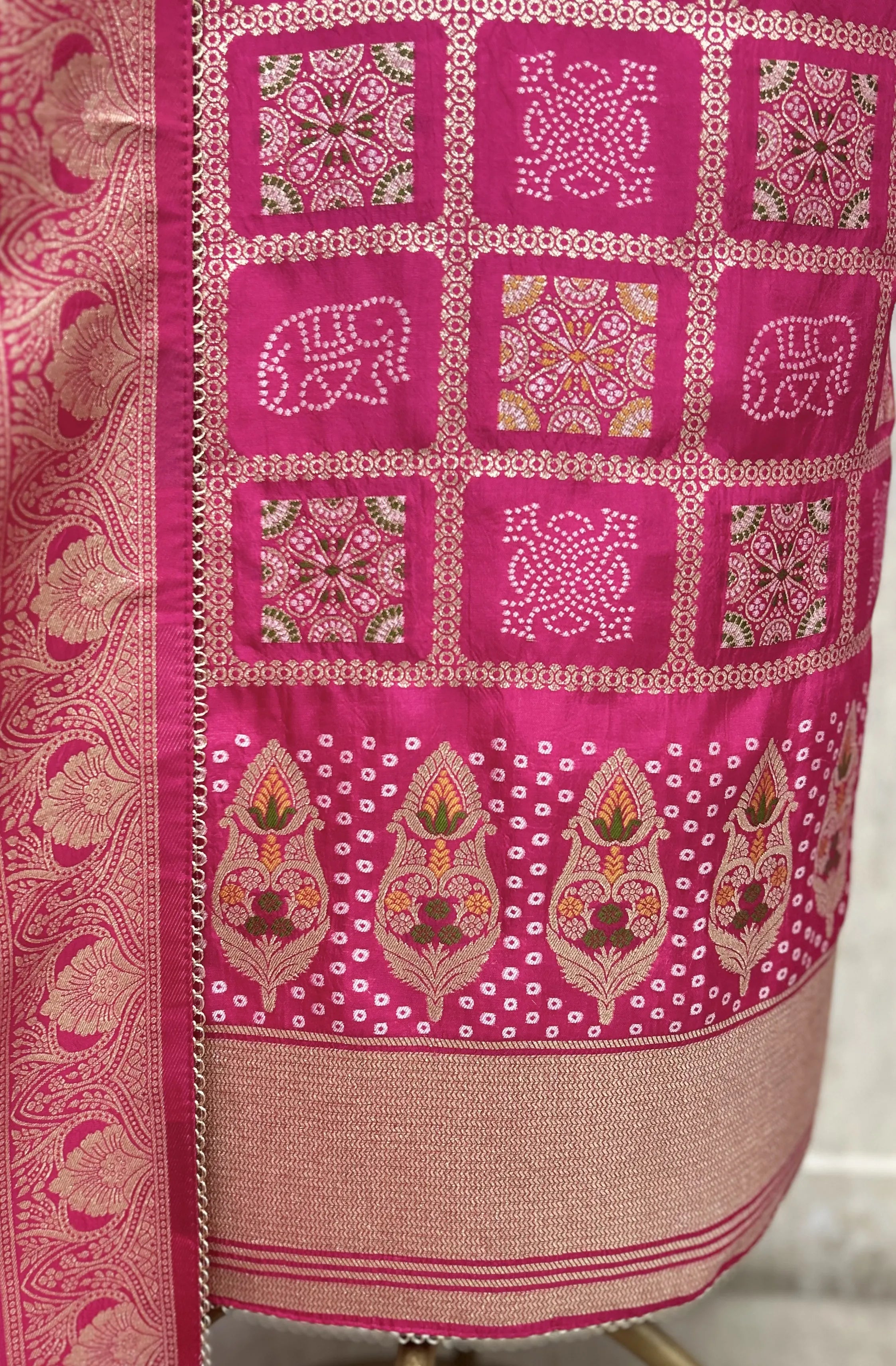 Graceful Dola Silk Unstitched Suits